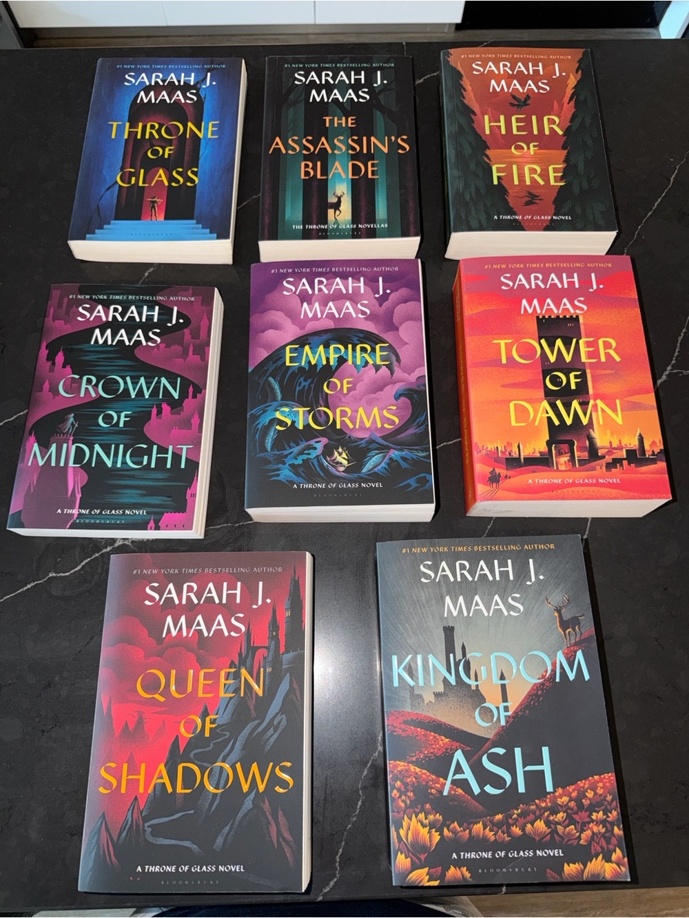 Complete Book Set - Throne of Glass Series by Sarah J Mass